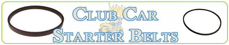 Club Car Starter Generator Belts - Belt Maintenance & Repair