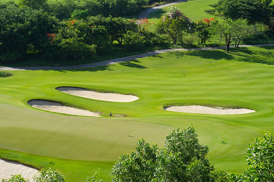 Golf course in Nha Trang, Vietnam